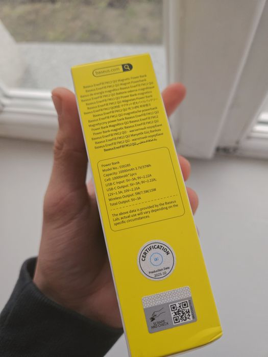 Baseus Airpow Ⅱ Qi2 Magnetic Power Bank 10000mAh 22.5W магсейф базеус