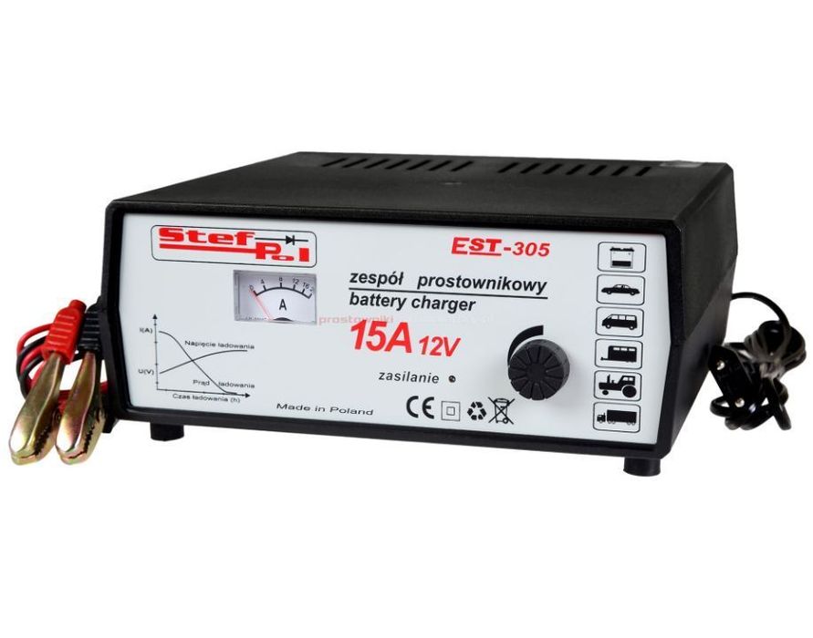 Prostownik Stef-pol 12V 15A EST-305 Rybnik