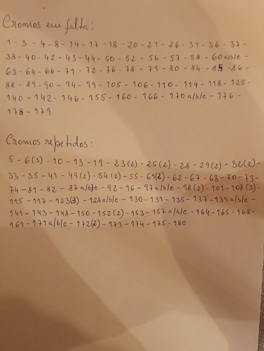 Cromos Stitch para troca