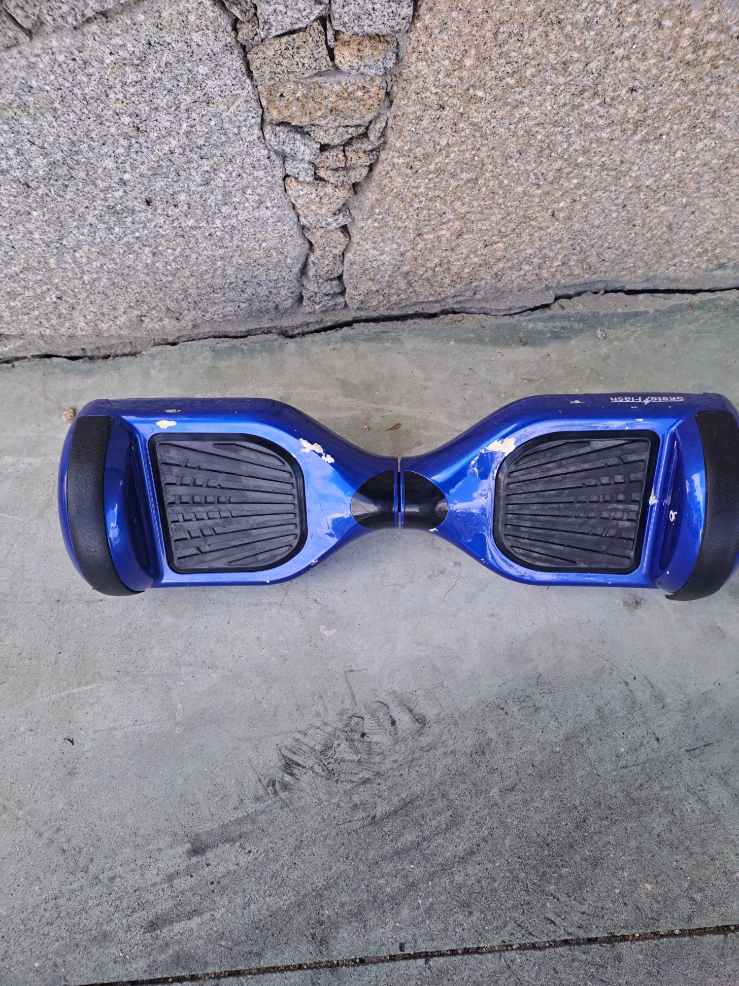 Hoverboard Skate Flash Azul com Hovercart e Saco de Transporte