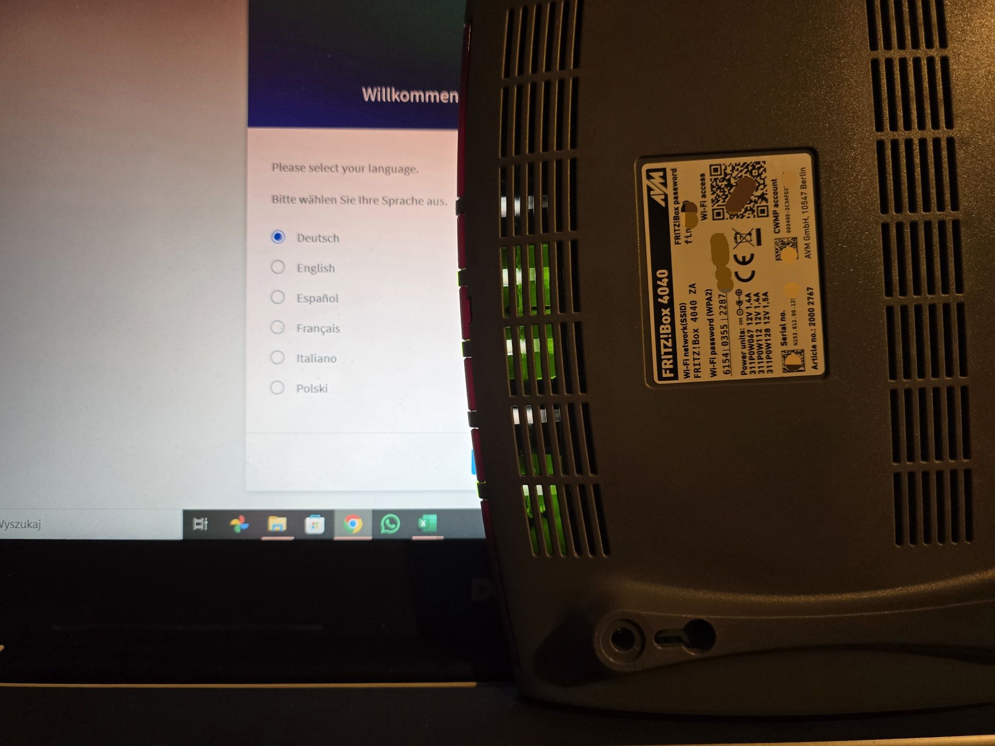 Fritzbox 4040 router WiFi 5 Mesh