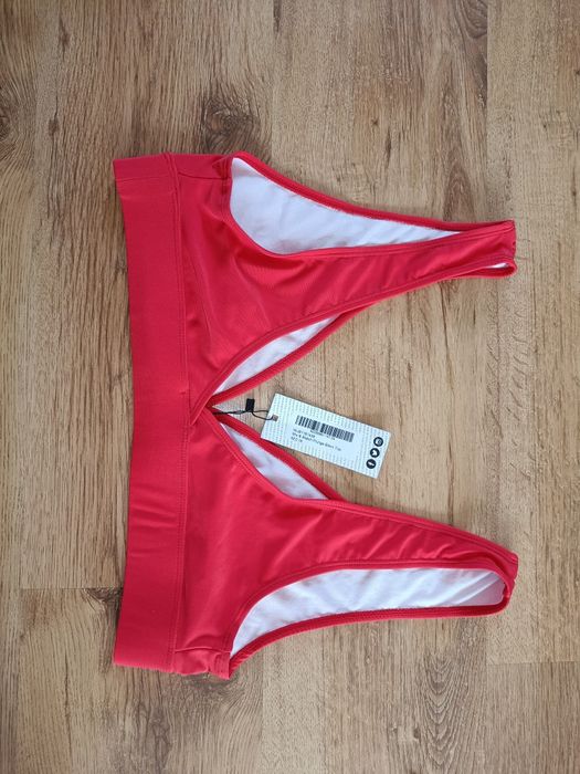 Biustonosz sportowy kostium kąpielowy czerwony damski 42 44 XL