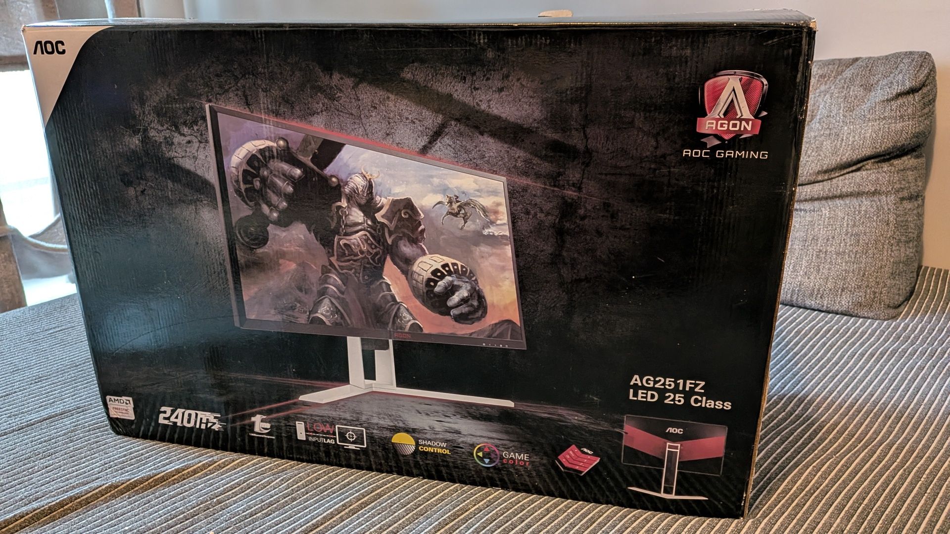 Monitor gamingowy AOC AGON AG251FZ 240Hz 1ms – używany, sprawny