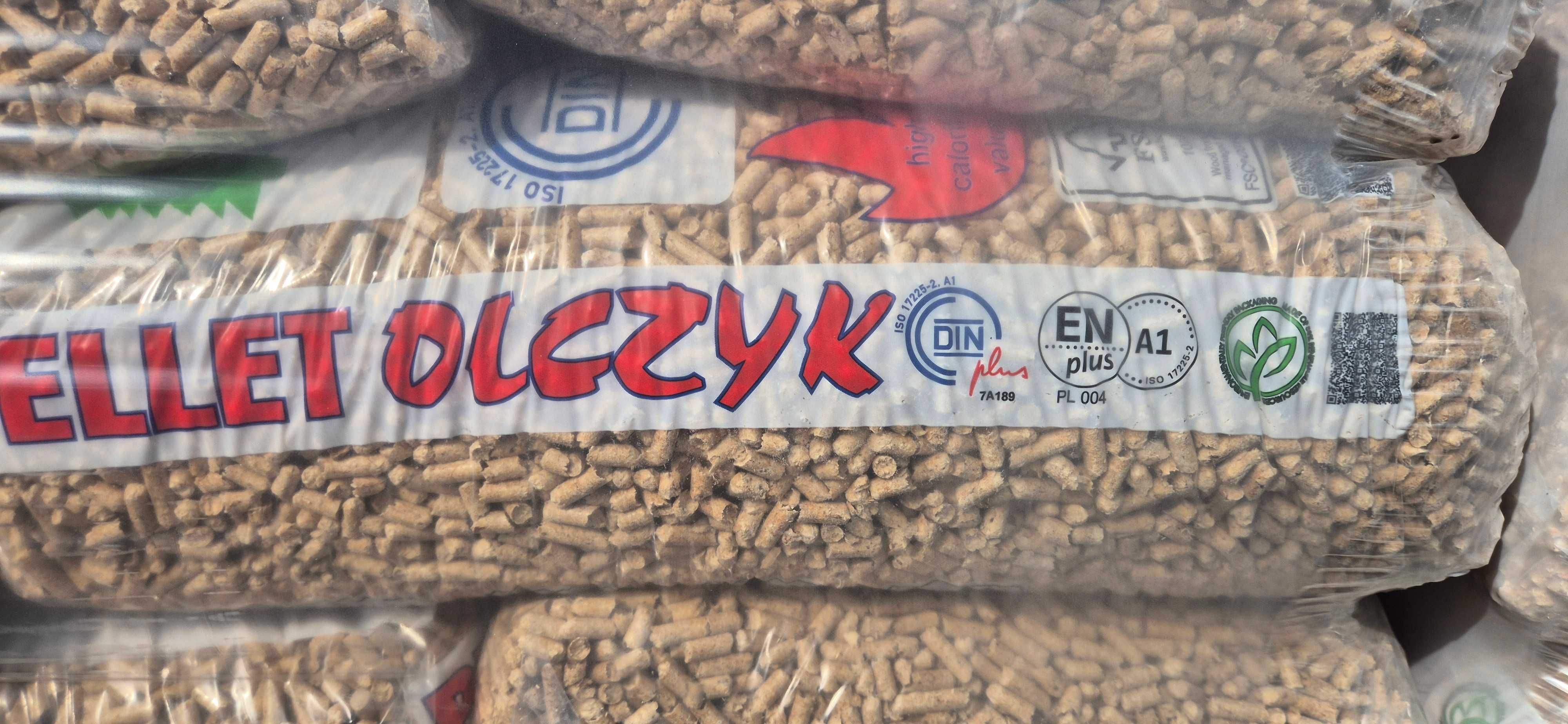 Olczyk Pellet certyfikowany pelet Olczyk ENplus A1  Din plus 6 mm
