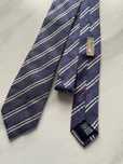Krawat w paski Hackett London mayfair z jedwabiu casual made in ital