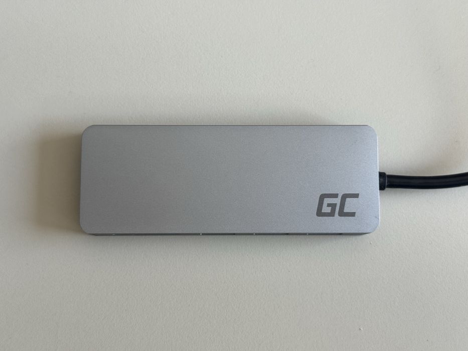 Stacja dokująca, Przejściówka, Adapter, HUB USB-C Green Cell 7 portów