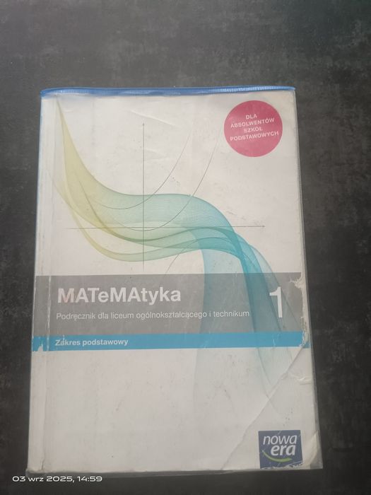 Matematyka 1 zakres podstawowy Nowa Era