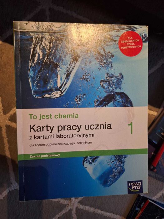 Karty pracy To jest chemia. Kl 1