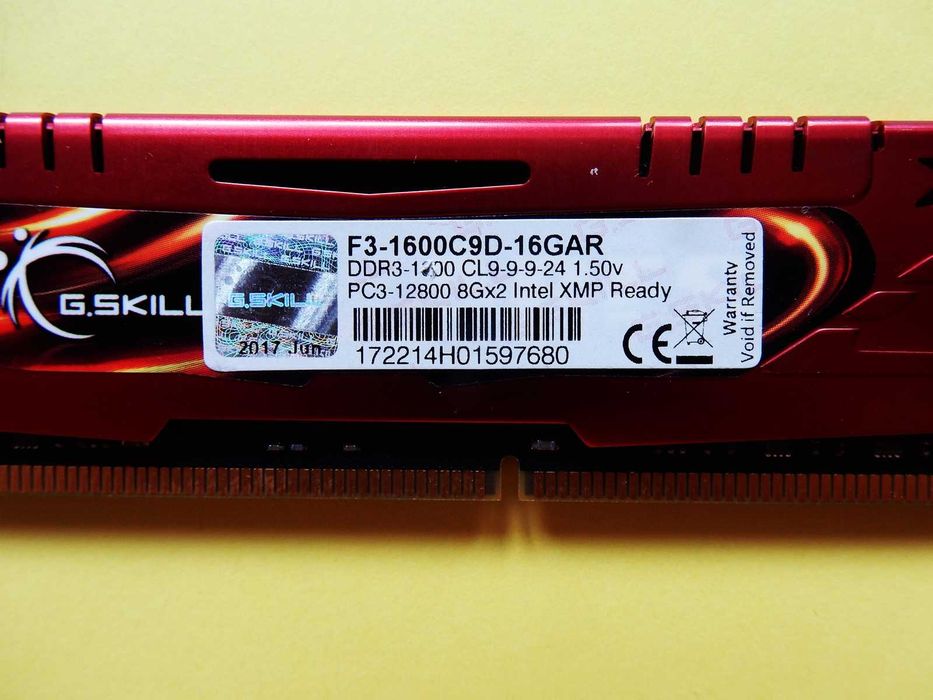 DDR3 8GB G.SkiLL ARes 12800 -Komputer