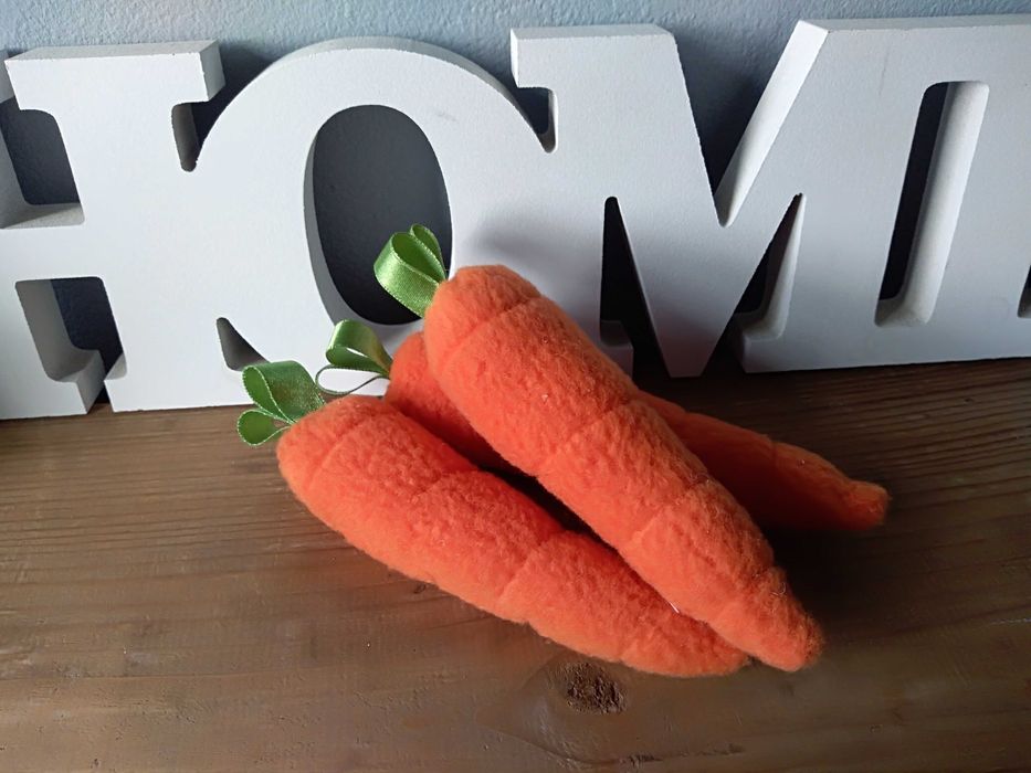 Trzy marchewki handmade