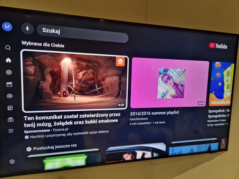 Telewizor Samsung  50 cali LED 4K UHD Tizen Smart TV wifi  tanio !!