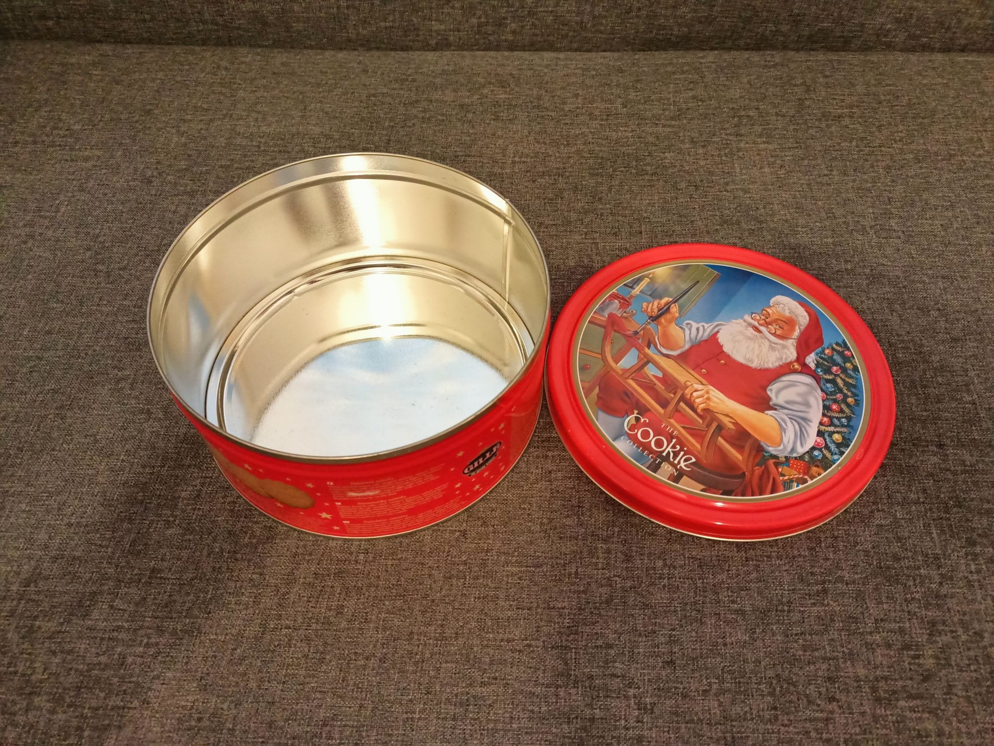 Pojemnik puszka na ciastka święta