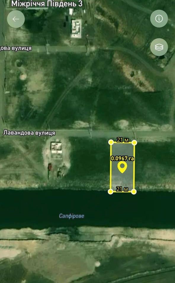 Земельна ділянка Міжріччя, Вишгород