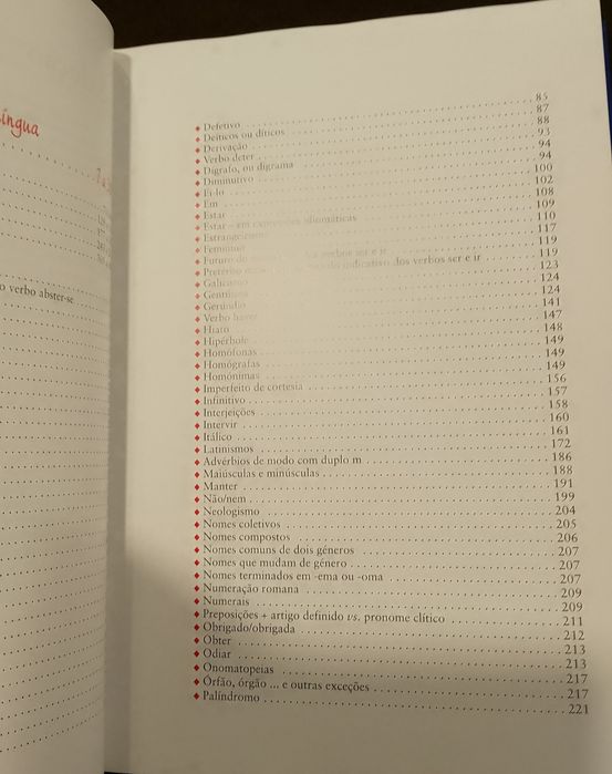 O português sem erros, Selecções