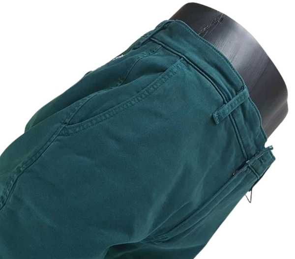 Męskie spodnie Levi's -XX Chino Slim Taper zielone nowe Levis -W33/L34