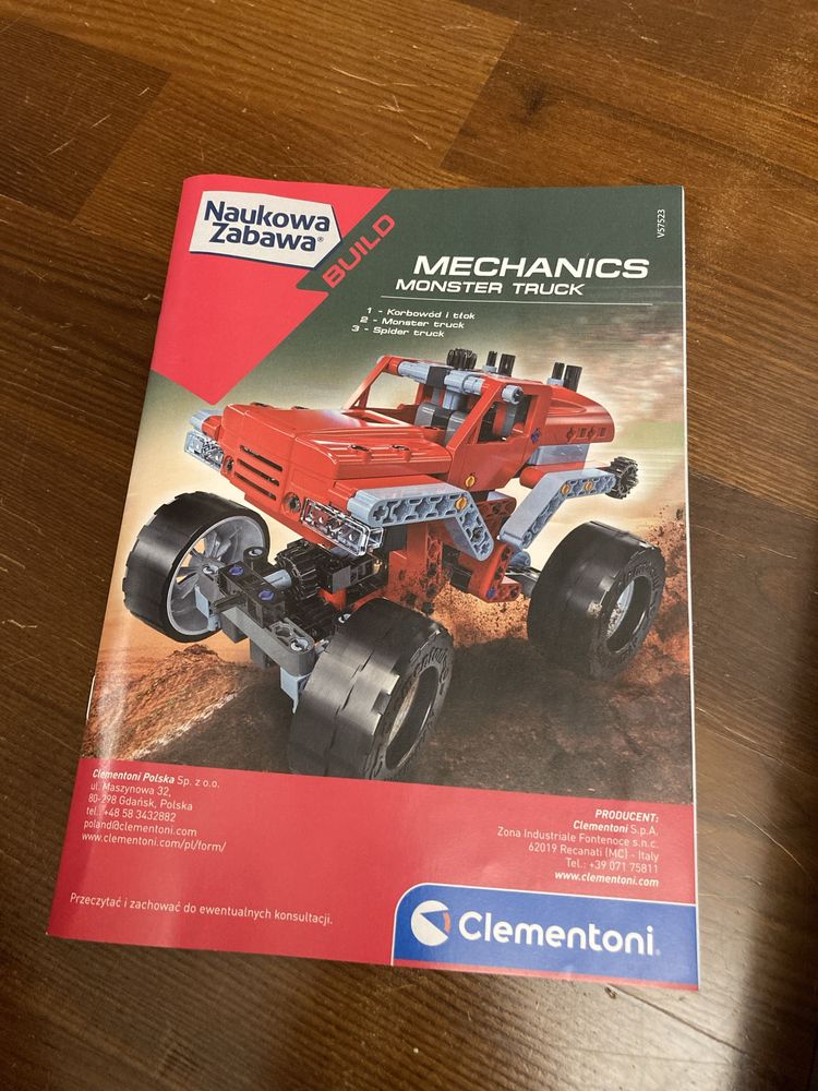 Clementoni naukowa zabawa monster truck