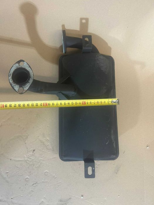 Tłumik do agregatu prądotwórczego – puszka 23 cm, rura Ø 28 mm