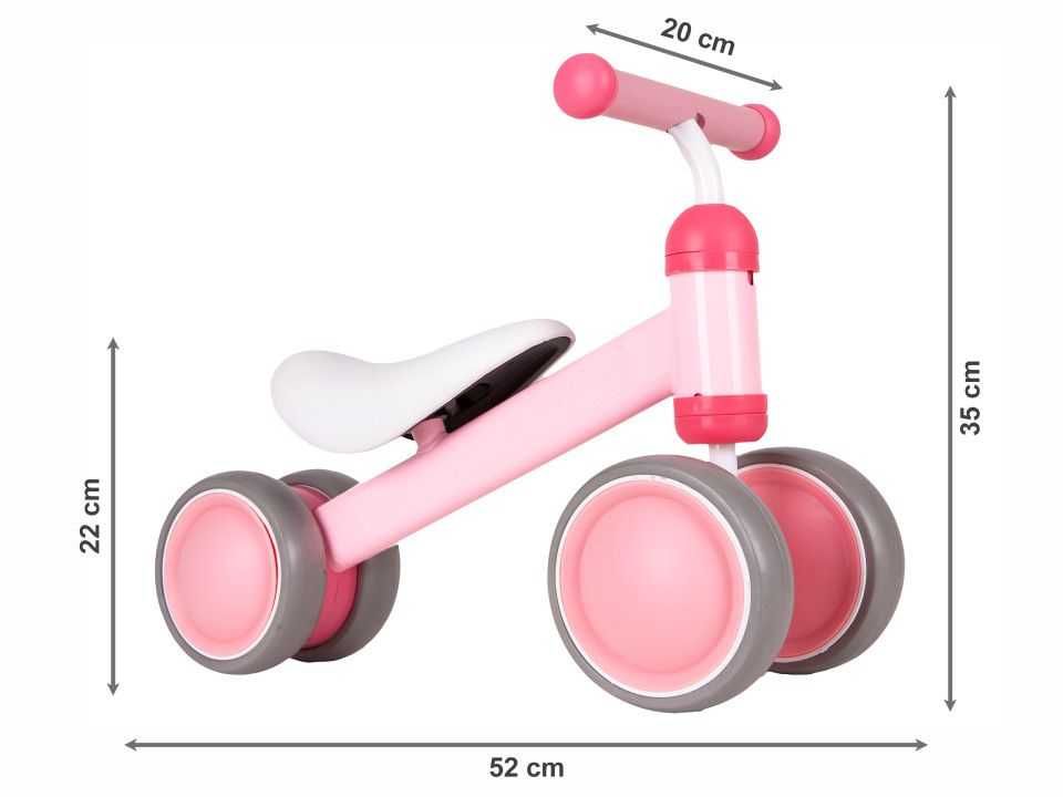 Rowerek biegowy mini rower Practise Pink
