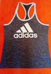 Szara sportowa koszulka Adidas Climalite, rozmiar M
