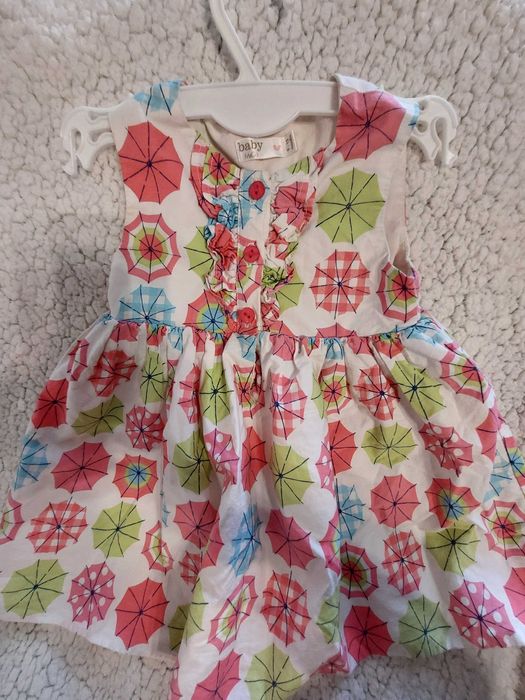 Sukienka dla dziewczynki śliczna M&Co roz 74-80  9-12 piękna!