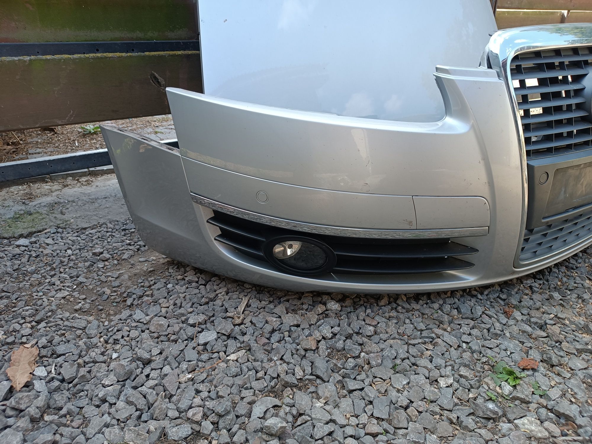 Przód kompletny zderzak maska lampy Błotniki audi A6 C6 ly7w Europa