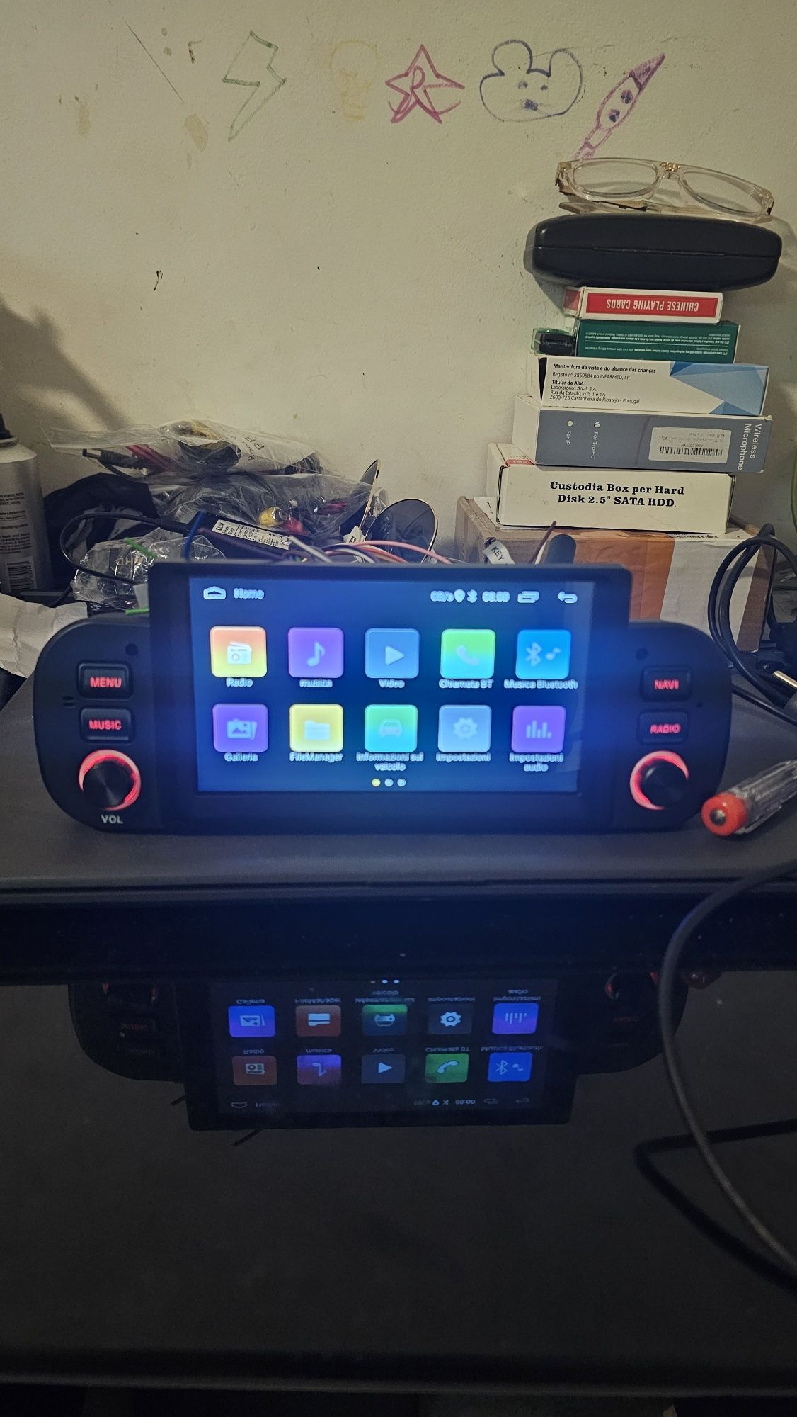 Carplay android para fiat panda de 2013 a 2020