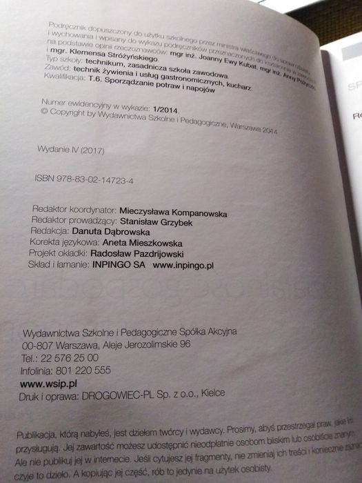 Działalność gospodarcza w gastronomii. Tom 3