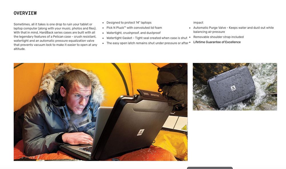 Macbook Pro 14" - 1085 HardBack Laptop Case - Como Novo