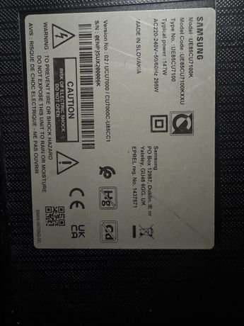 Sprzedam kilka tv Samsung z uszkodzonymi matrycami