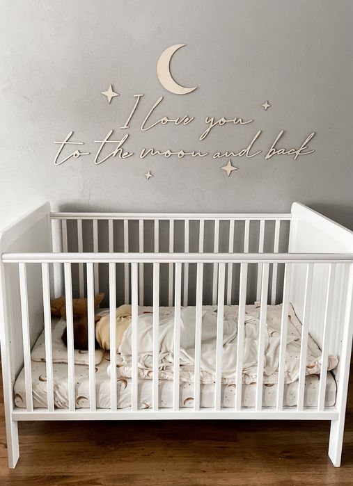 Łóżeczko Woodies Country Cot 120x60cm plus materac