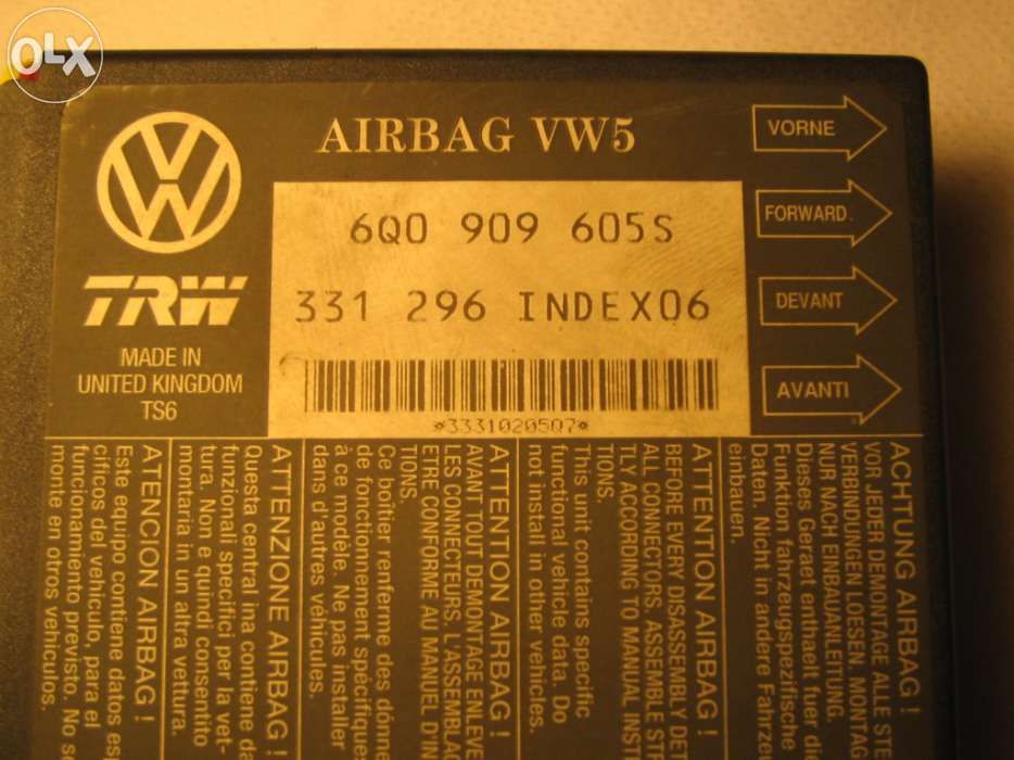 Vendo Centralina de airbags VWpolo