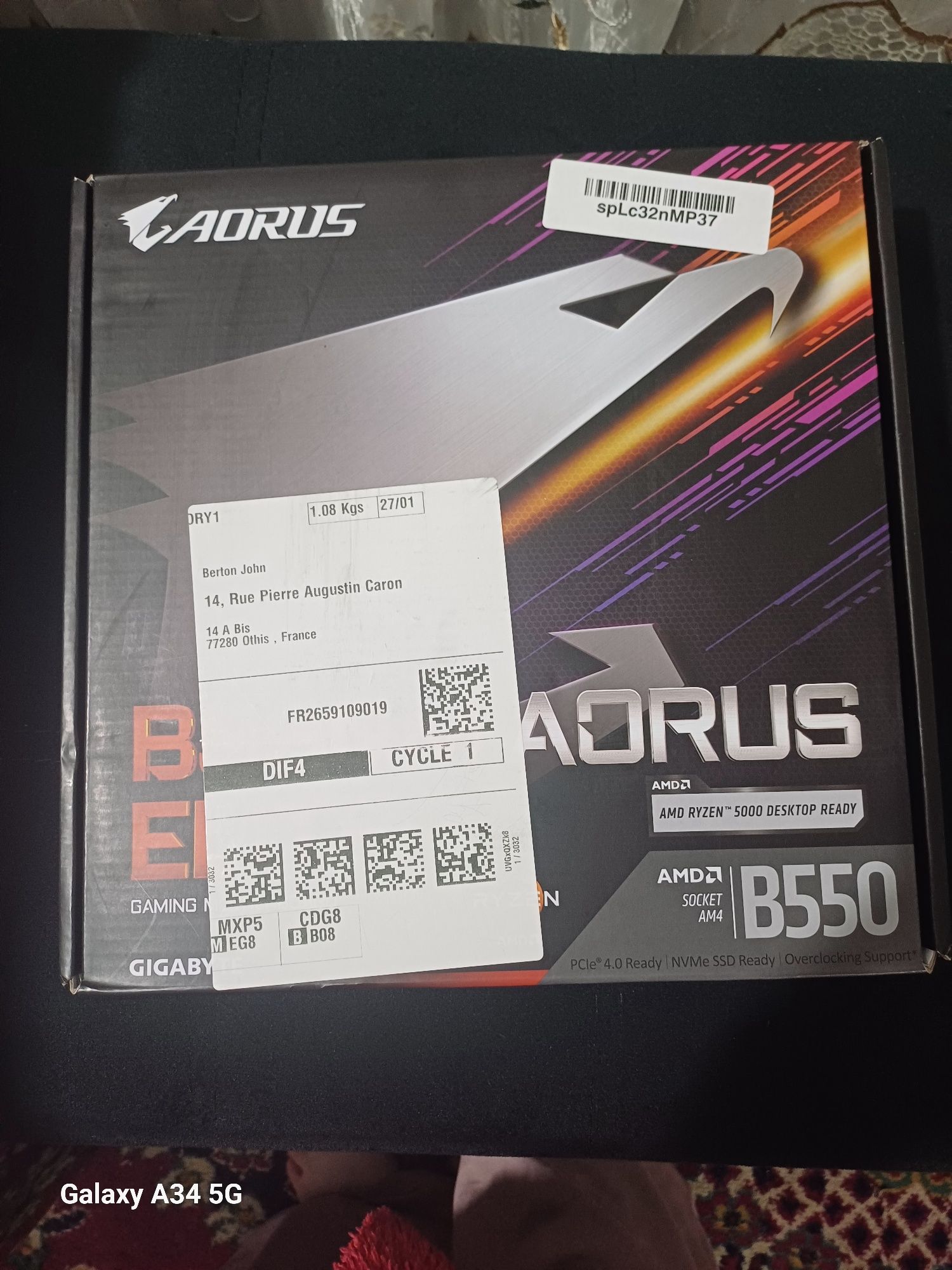 B550M AORUS ELITE материнська плата