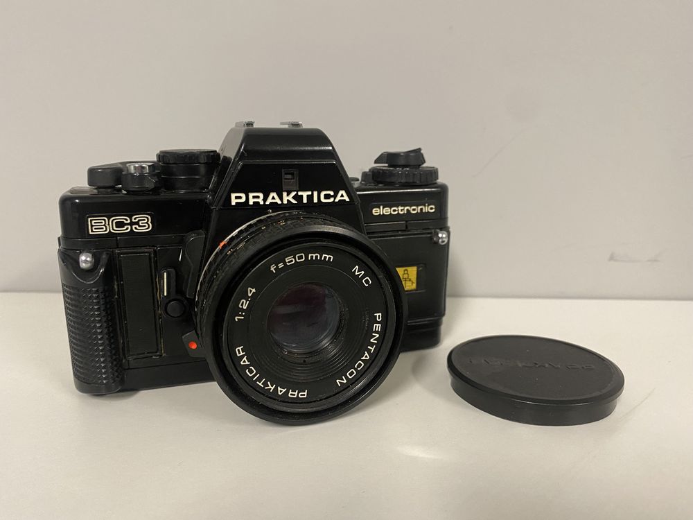 Praktica BC3 50mm f2.4 - aparat analogowy, zadbany vintage, z kolekcji