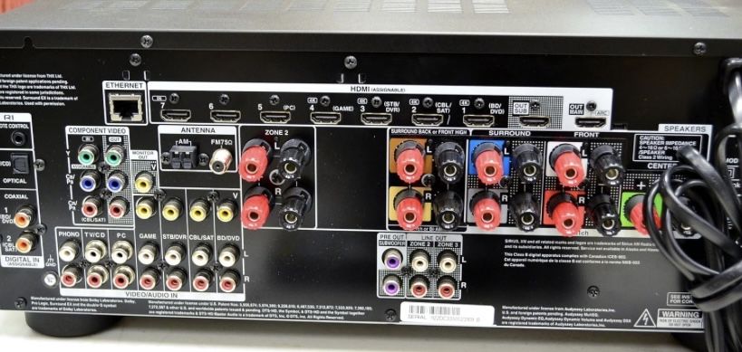 Onkyo TX NR 727 7.2 AV Receiver / 4K & BT