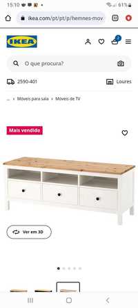 Móvel ikea hemnes branco