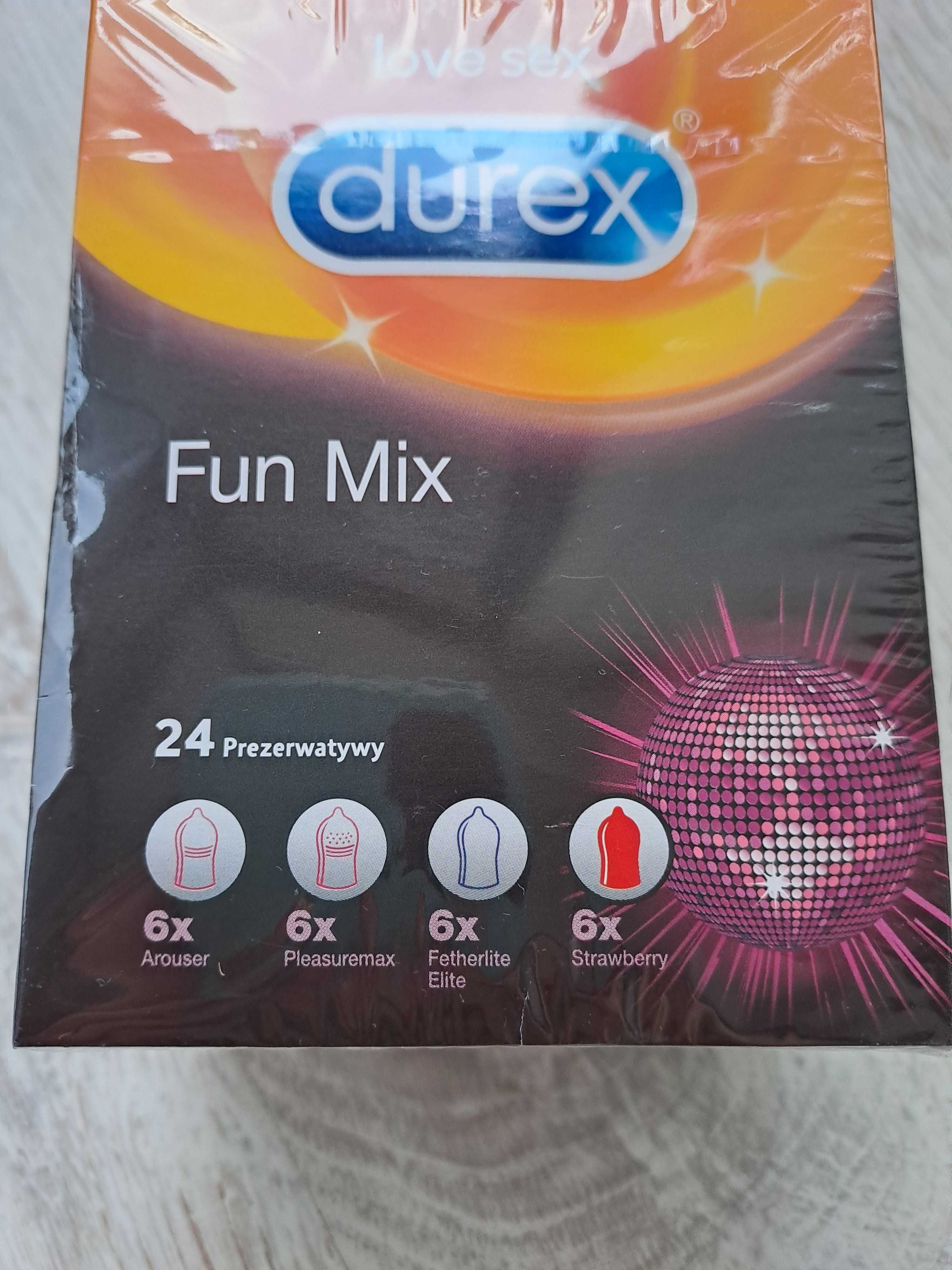 Durex Fun mix 24 sztuki