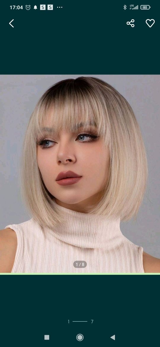 Sprzedam perukę blond bob