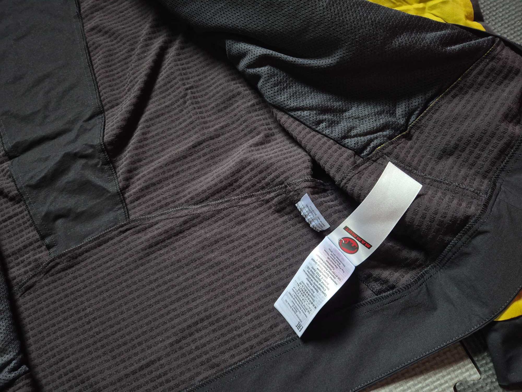 Nowa męska kurtka hybrydowa ocieplana softshell turystyczna Mammut