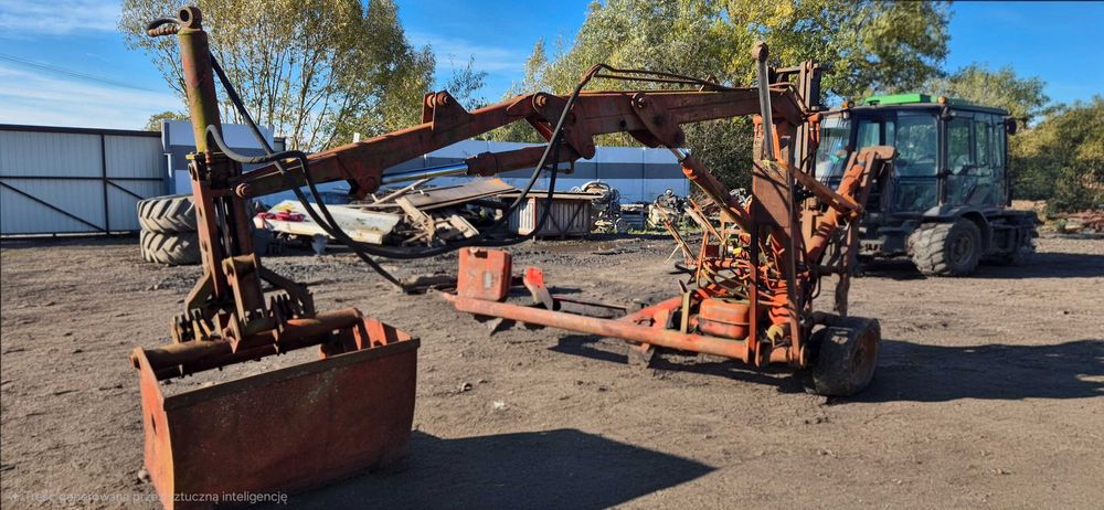 Ładowacz, Cyklop, Łyżka, Adapter, Tur, na tył do traktora