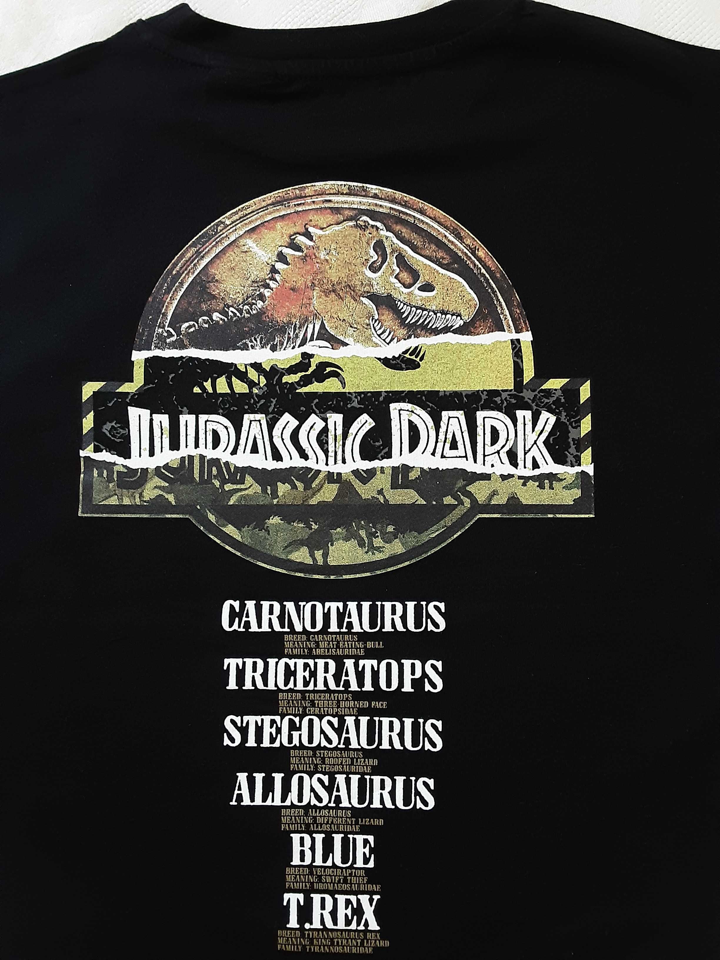 134 koszulka t-shirt krótki rękaw Zara Dinozaur Jurassic Park