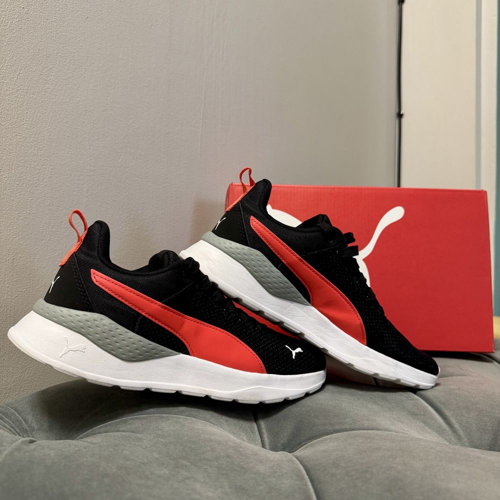 Buty Puma Anzarun Lite Jr Black Active Red Puma White