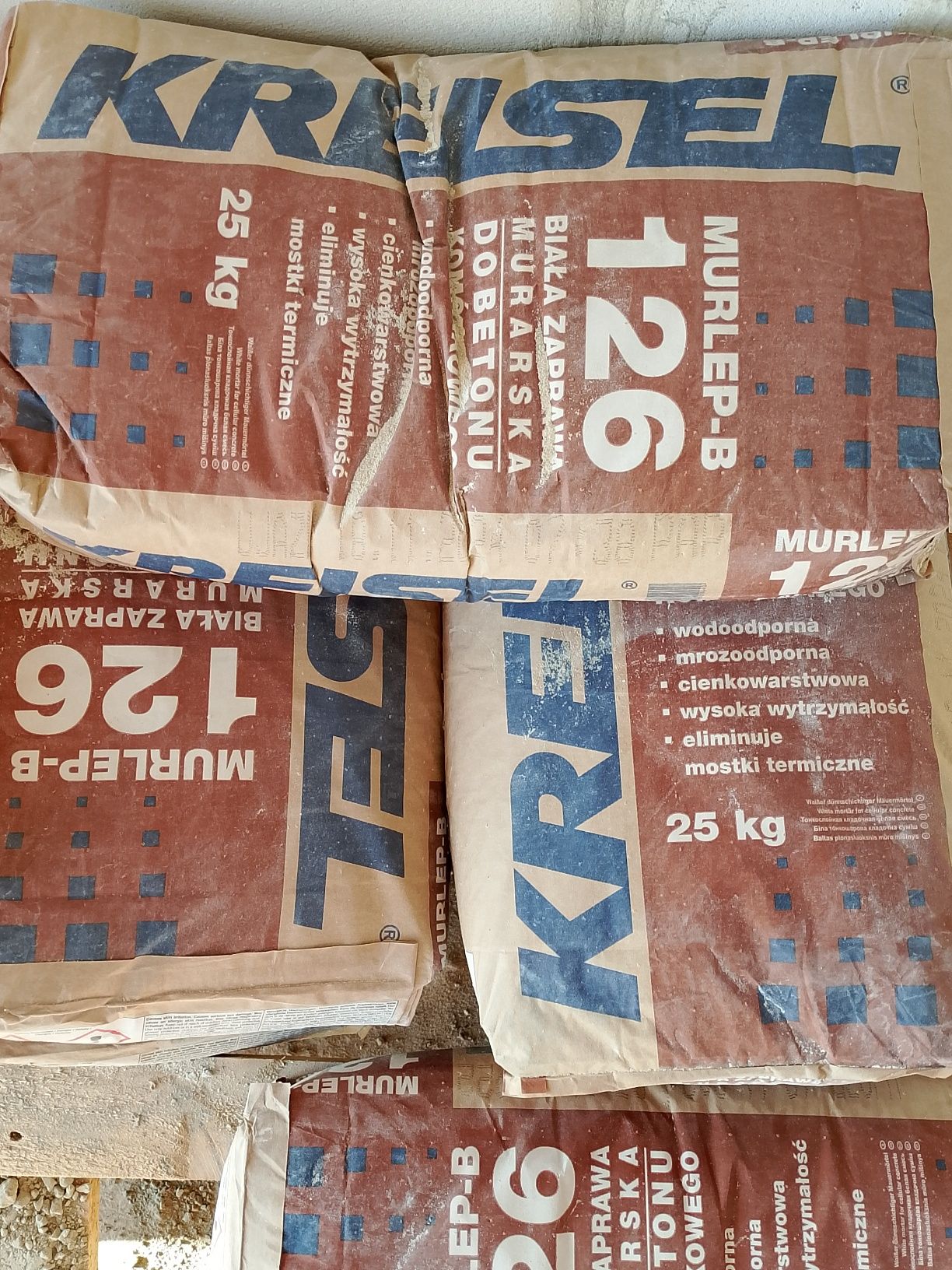 Kreisel murlep-b 126 biały do betonu komórkowego