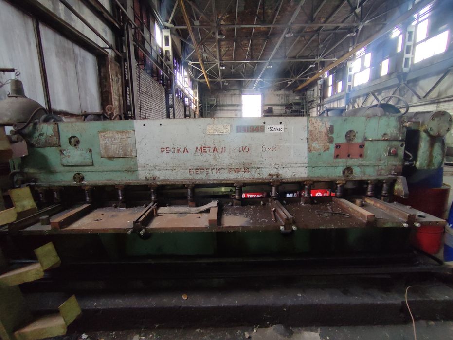 Ножиці гільотинні НА3218 (6,3*3150) Н3118 6,3х2000 НК3418; НД3316