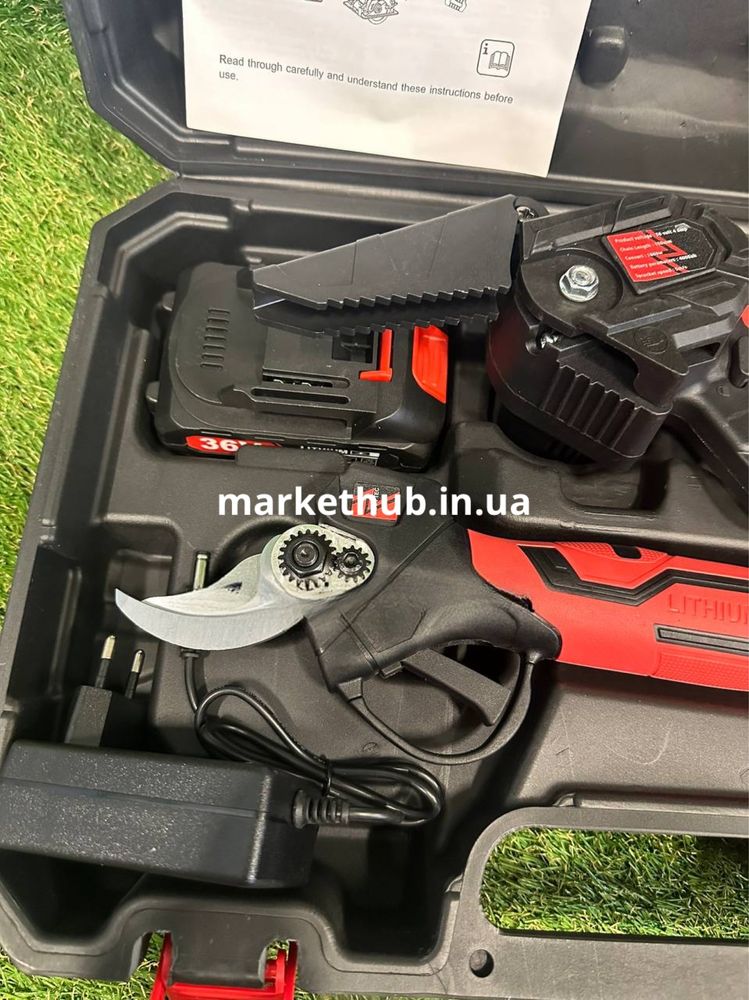 Акумуляторна пила 36v 4Ah/ акумуляторний секатор / набір 2в1/ krafftec