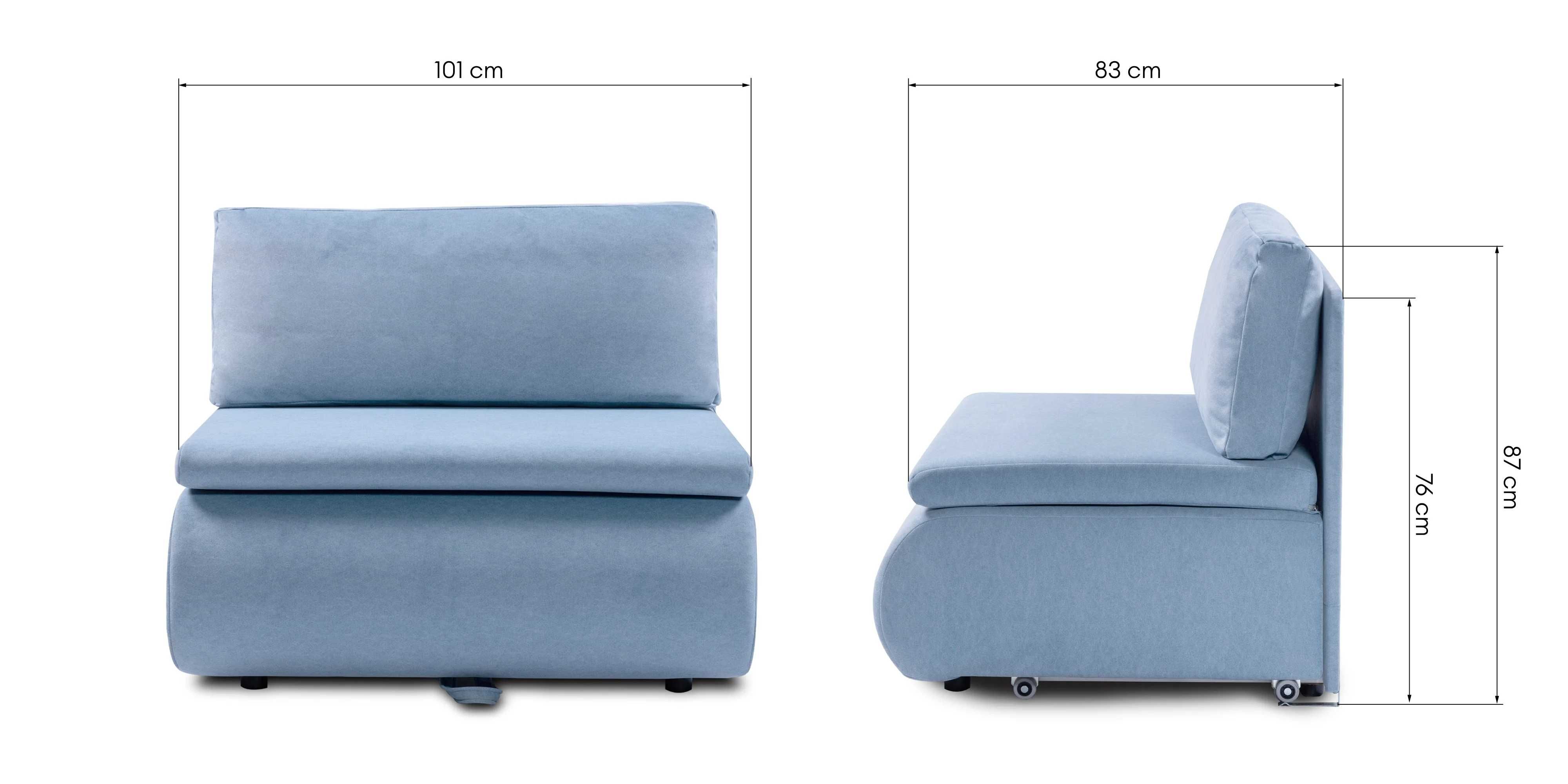 OLX-KT49 sofa rozkładana z pojemnikiem MIDO WYPRZEDAŻ