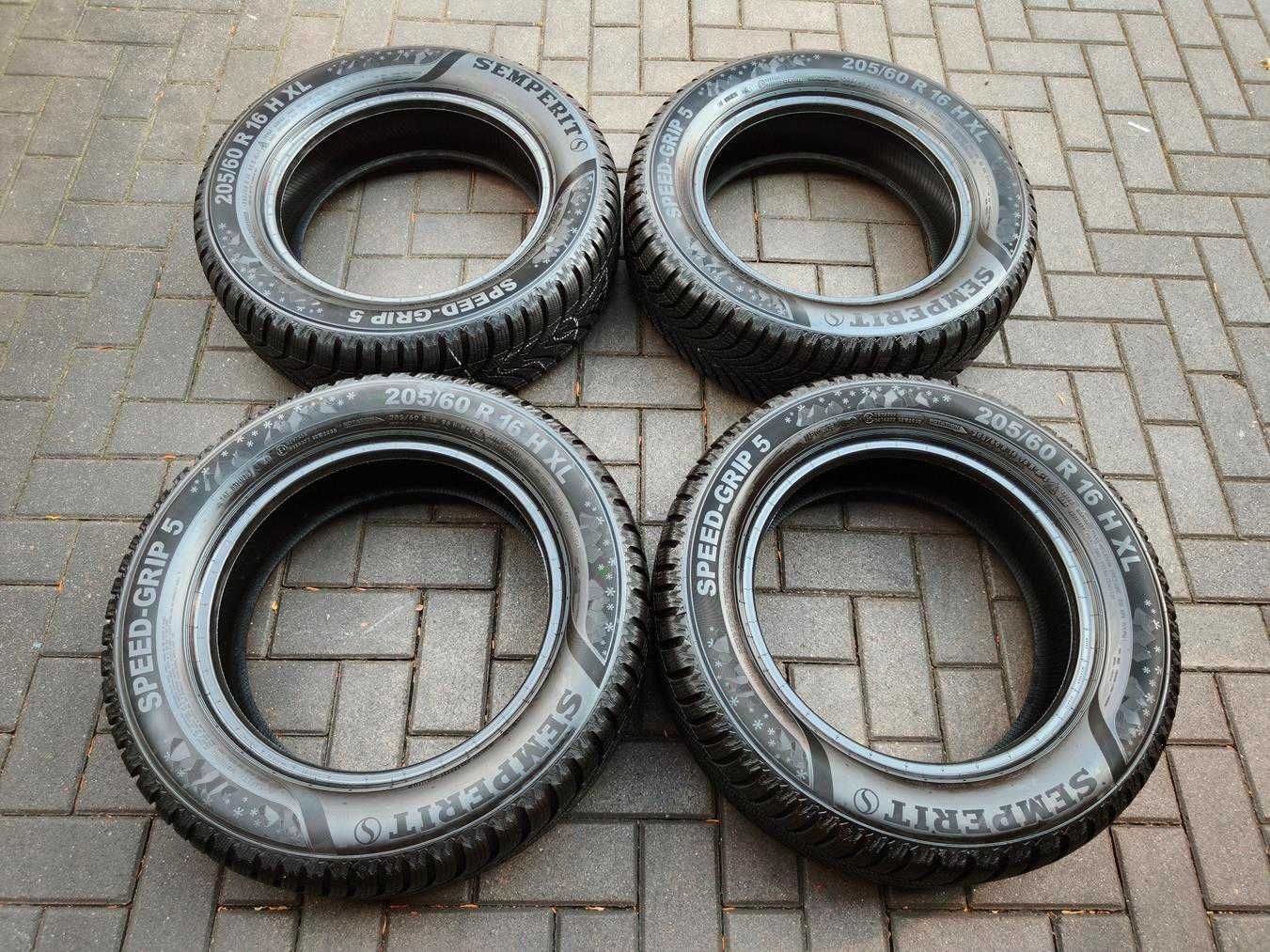 205/60 96H R16 SEMPERIT Speed-Grip5 8mm 2025r Zimowe j.NOWE Opony 4szt