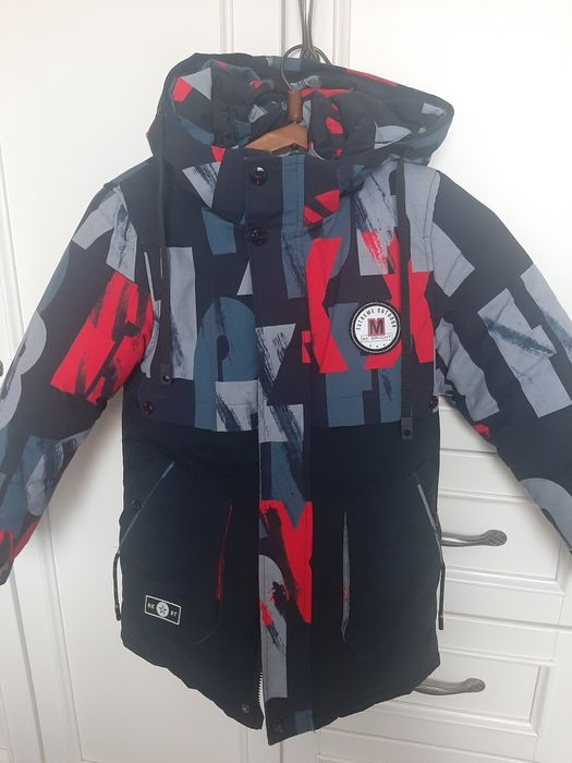 Дитяча зимова курточка  і тепла шапка для хлопчиків