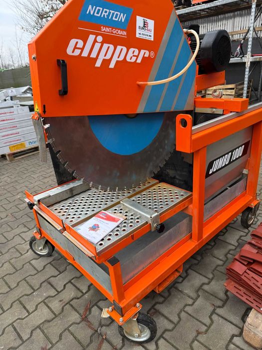Piła przecinarka NORTON Clipper Jumbo 1000 + Tarcz do Kamienia Silki