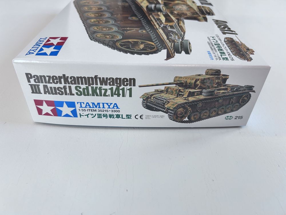 Czołg Panzerkampfwagen Panzer lll model Tamiya 35215