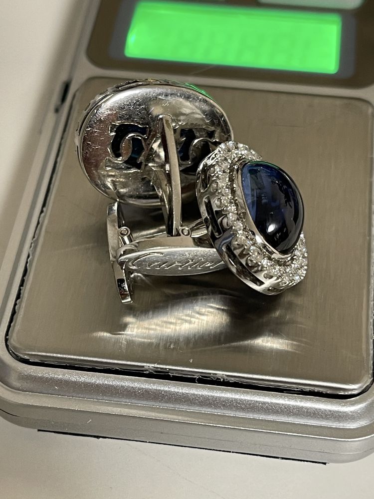 Золотые запонки Cartier